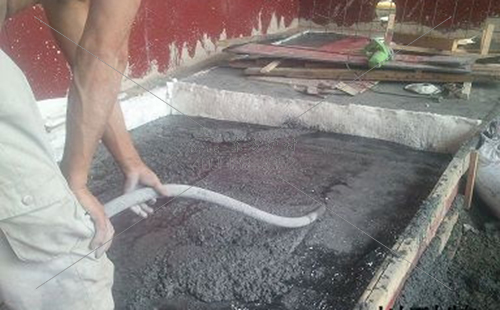 自流式耐火浇注料流动性