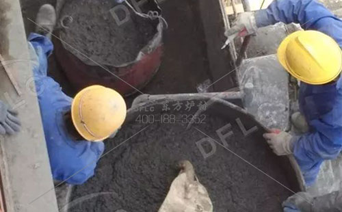 耐火浇注料施工图