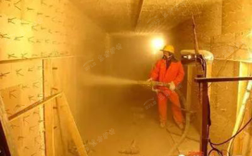 磨损部位使用耐火浇注料