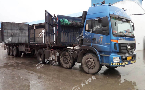 浇注料产品装车