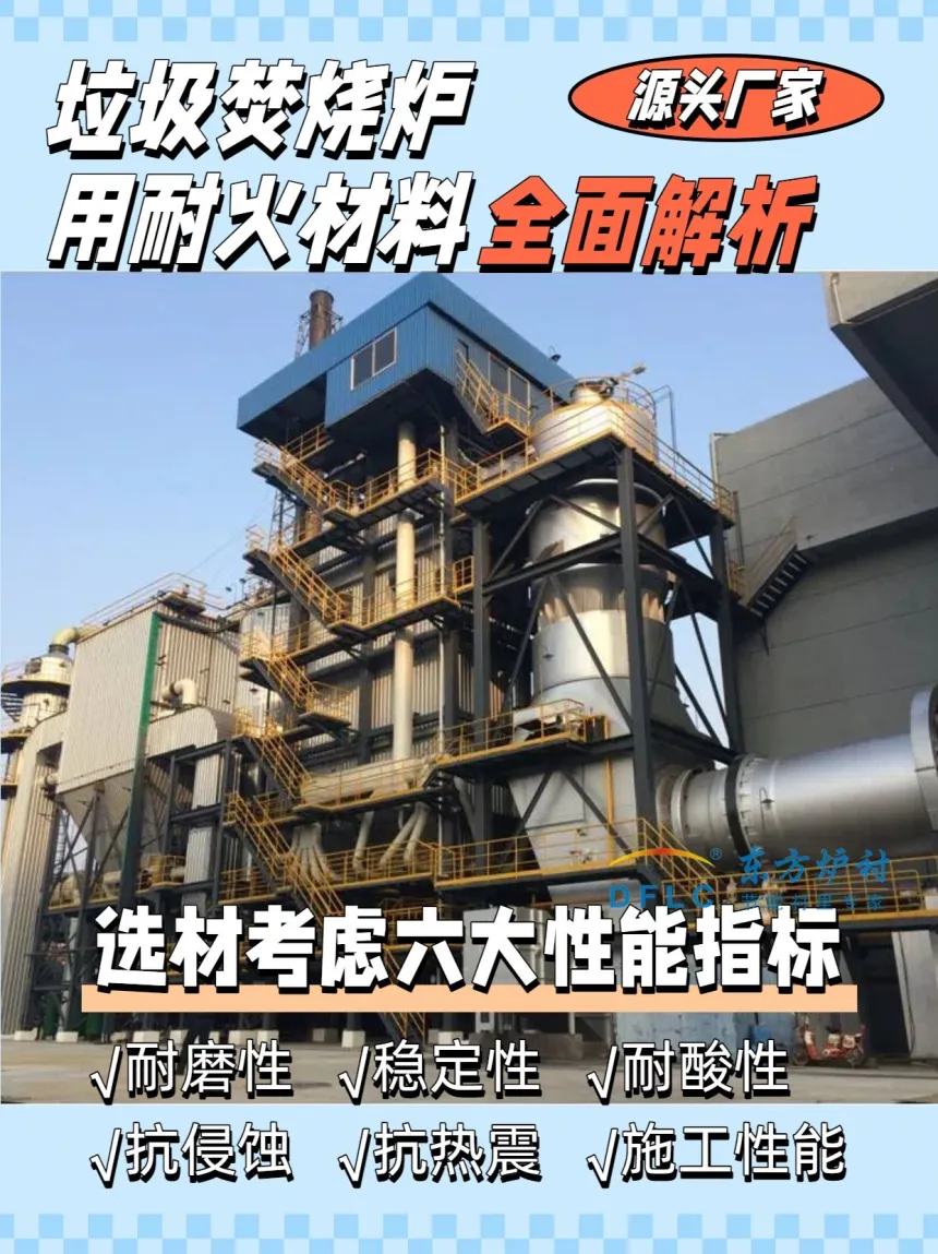 垃圾焚烧炉用耐火材料